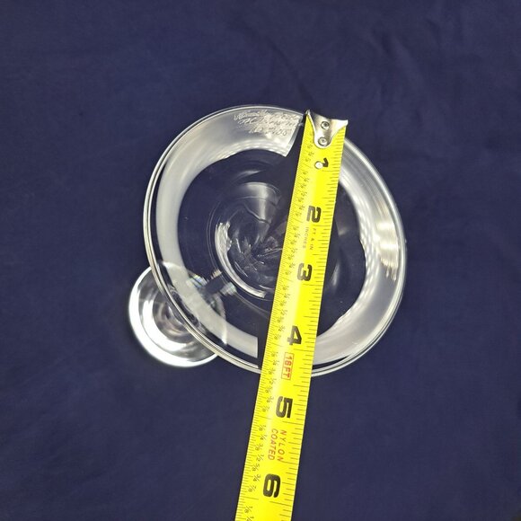 Kosta Boda Fanfare Clear Glass Single Light Candlestick Holder 7 inch - Picture 3 of 11